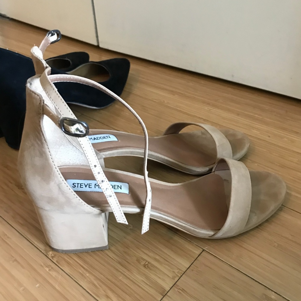 Steve madden block heel pumps